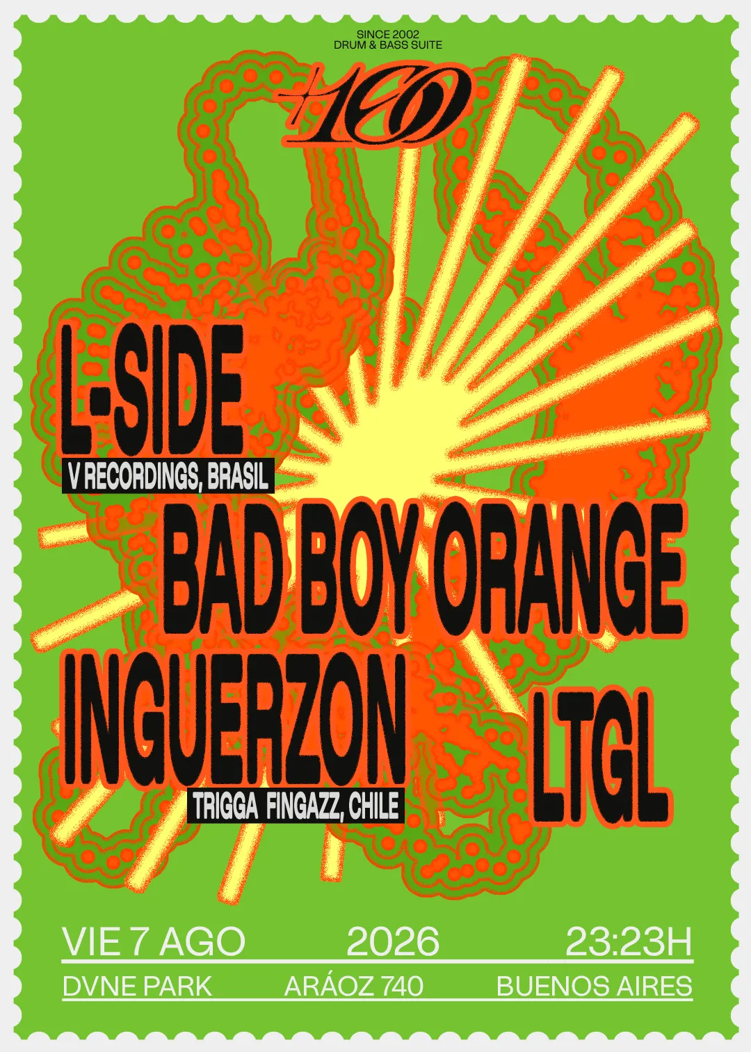 +160 con L-Side, Bad Boy Orange, Inguerzon y LTGL