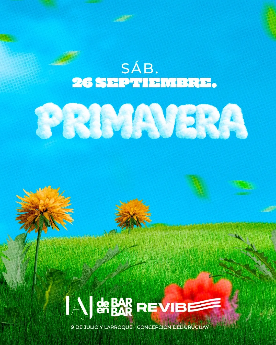 TAJ x DBEB - SABADO 26.09 - PRIMAVERA