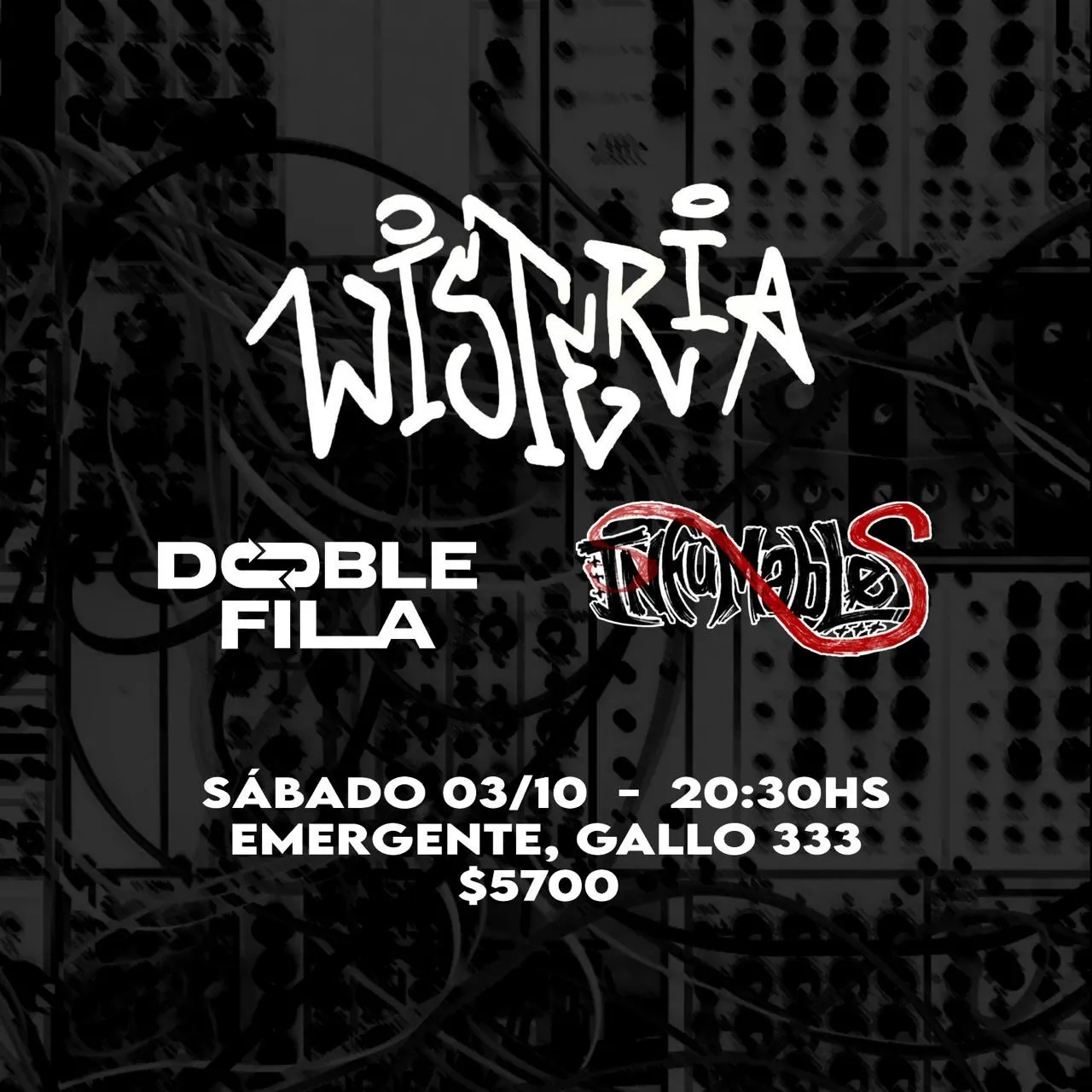 Wisteria, Infumables y Doble fila en El Emergente