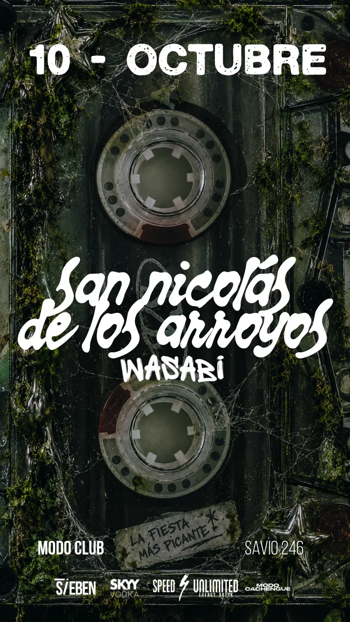 10.10 WASABI FEST en SAN NICOLAS DE LOS ARROYOS