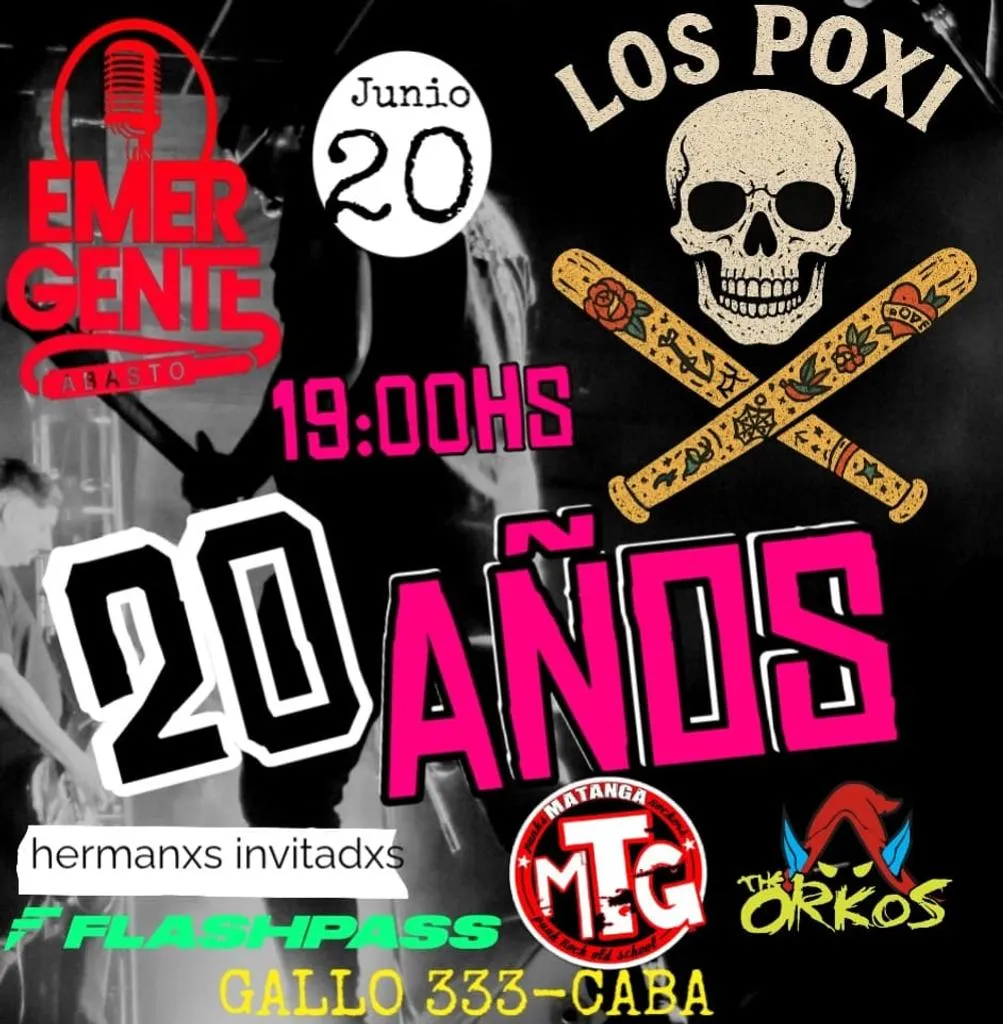 20 AÑOS DE LOS POXI