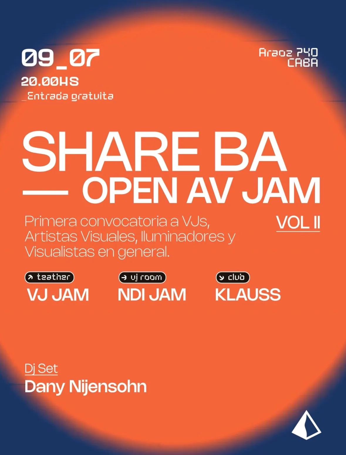 SHARE BA: Open AV Jam + KLAUSS