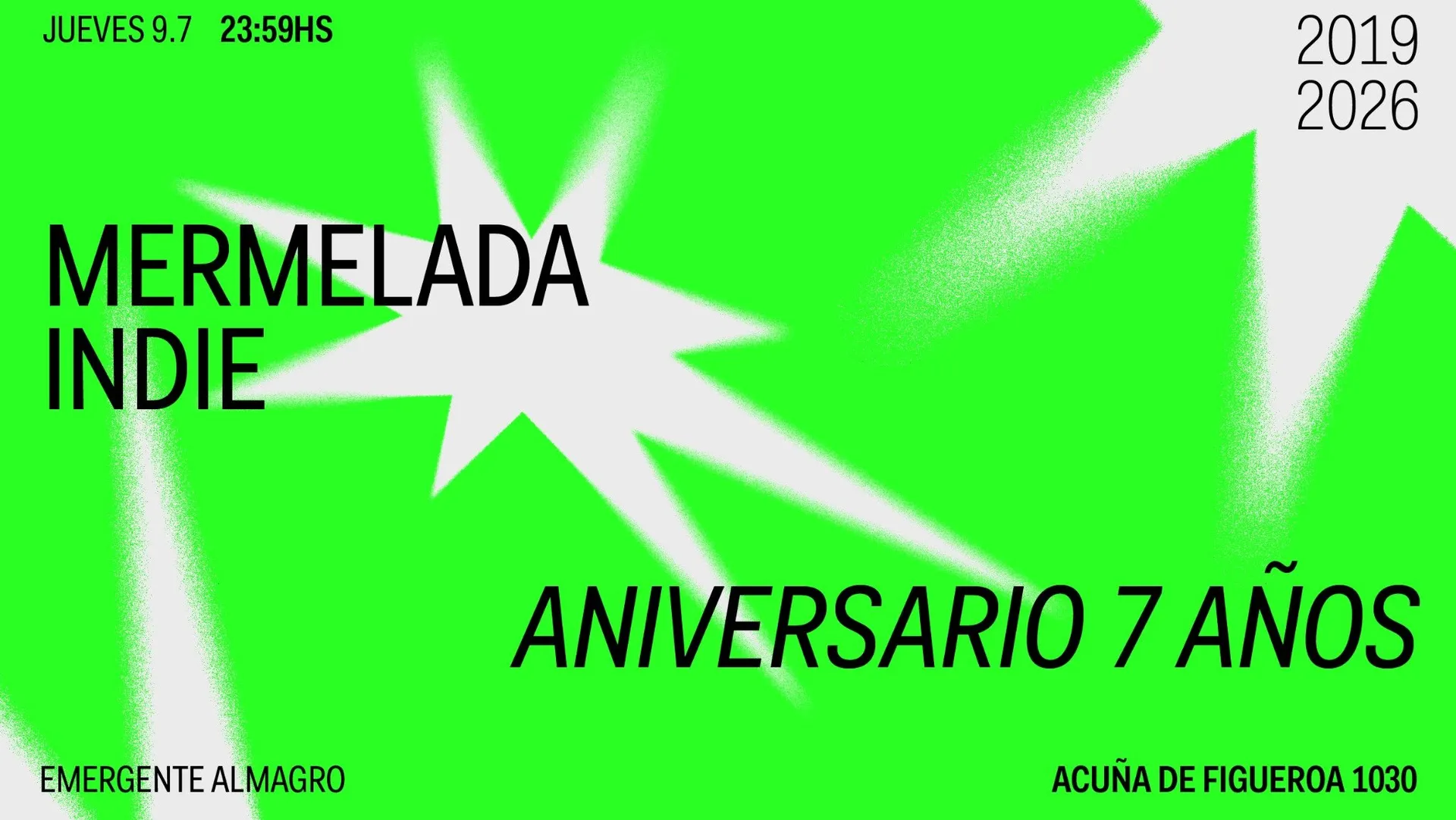 Mermelada Indie - 7 Años