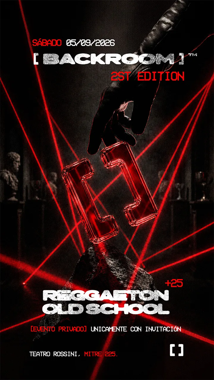 BACKROOM II - Reggaeton Old School - Sabado 5/9