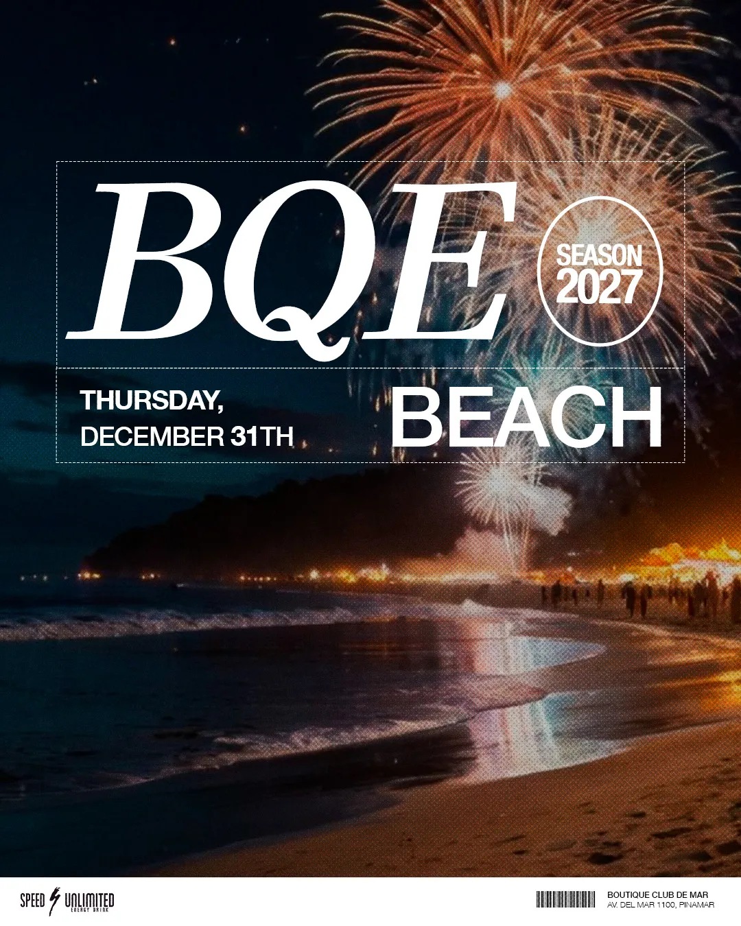 Jueves 31/12 - BQE Beach 2027