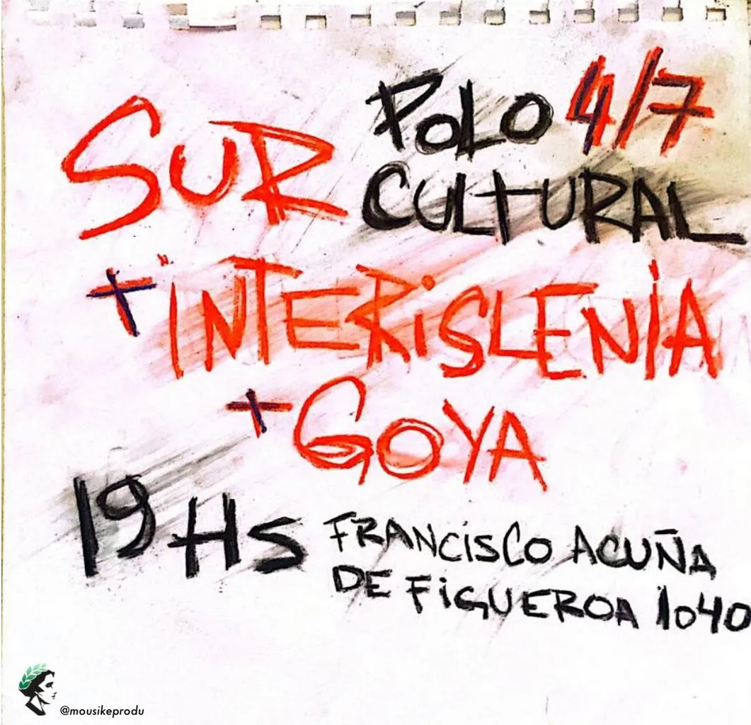 SUR + Interislenia + Goya en 1040 Polo Cultural 