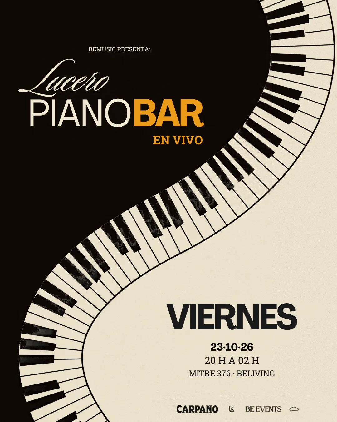 BE MUSIC - LUCERO PIANO BAR