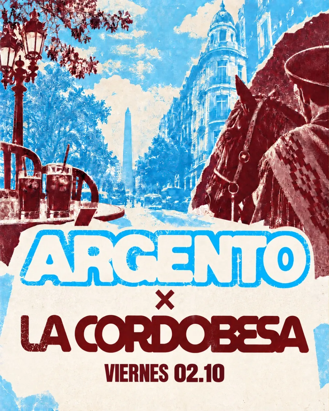 02/10 | VIERNES DE ARGENTO x LA CORDOBESA (PEÑA & CACHENGUE) 🇦🇷