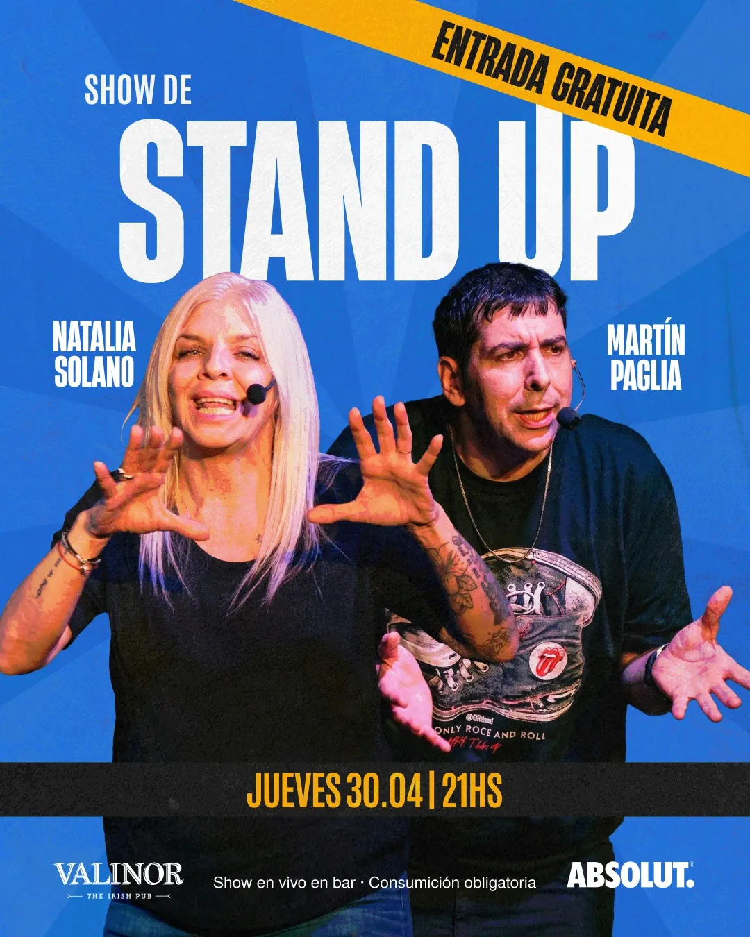 Martin Paglia y Natalia Solano en Valinor