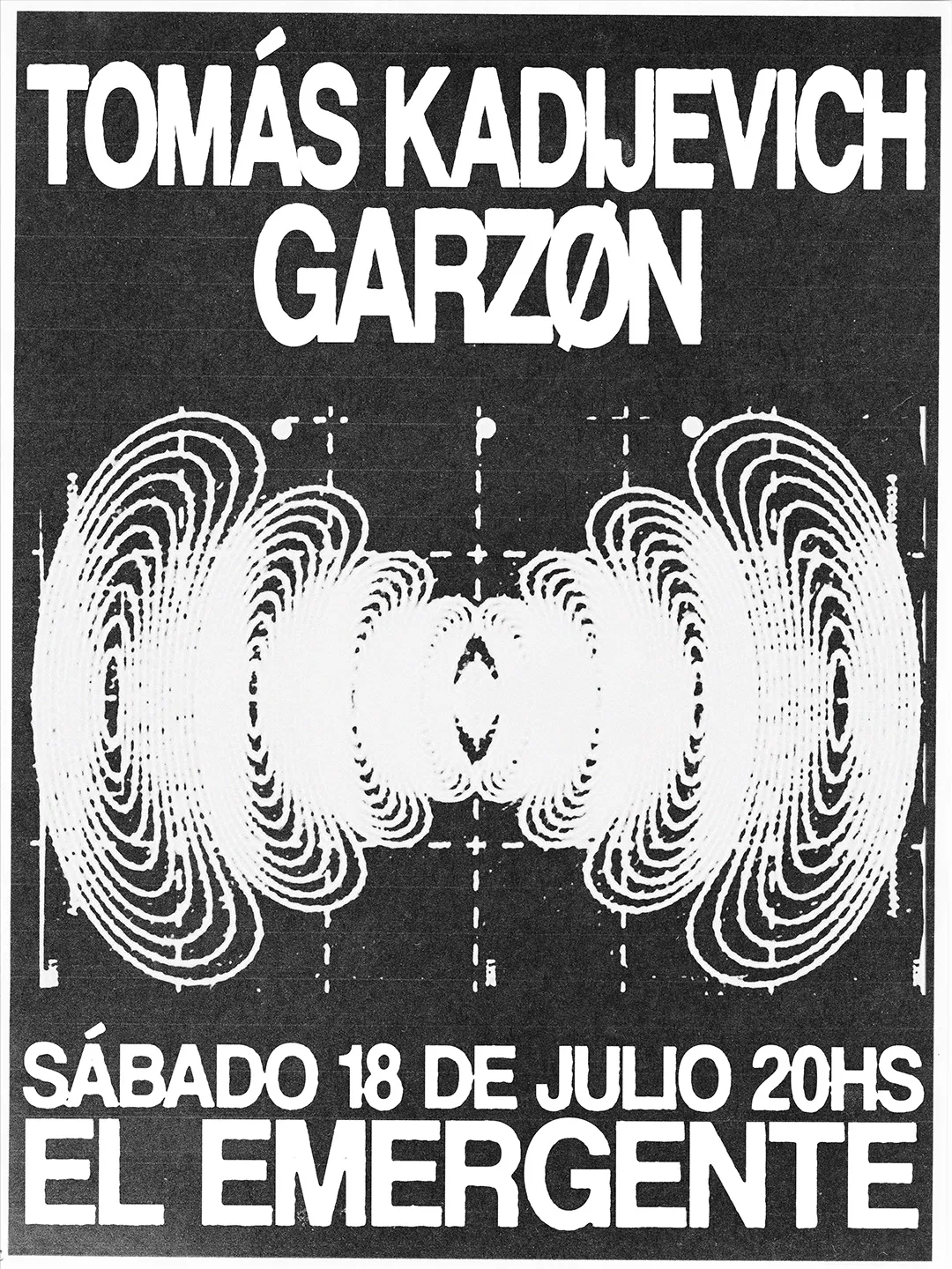 Garzøn y Tomas Kadijevich en el Emergente 