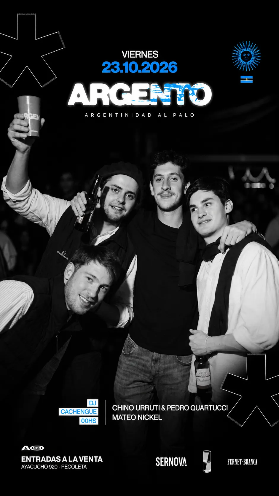 23/10 | VIERNES DE ARGENTO (CACHENGUE) 🇦🇷