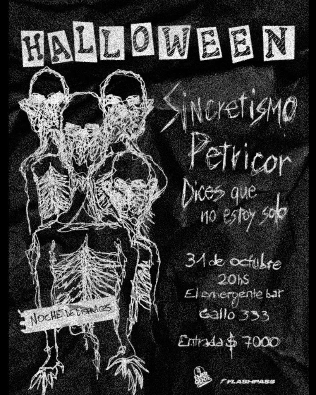 NOCHE DE DISFRACES - Petricor, Sincretismo y Dices que no estoy solo