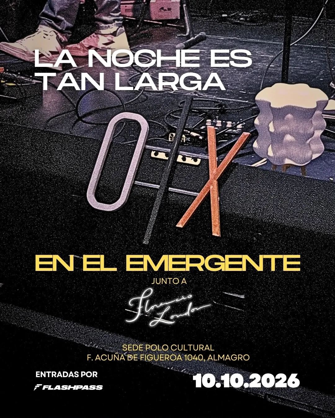 OX presenta LA NOCHE ES TAN LARGA