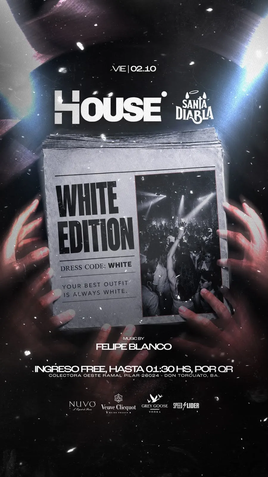 2/10 white edition House x Santa diabla