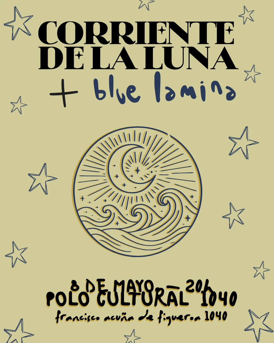 Corriente de la Luna y Blue Lamina en Polo Cultural 1040