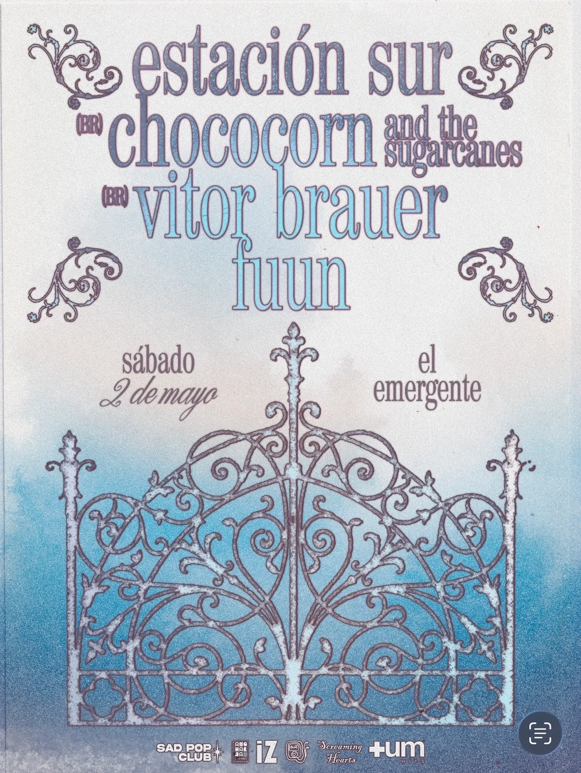 Chococorn and the Sugarcanes, estación sur, Fuun y Vitor Breuer en El Emergente