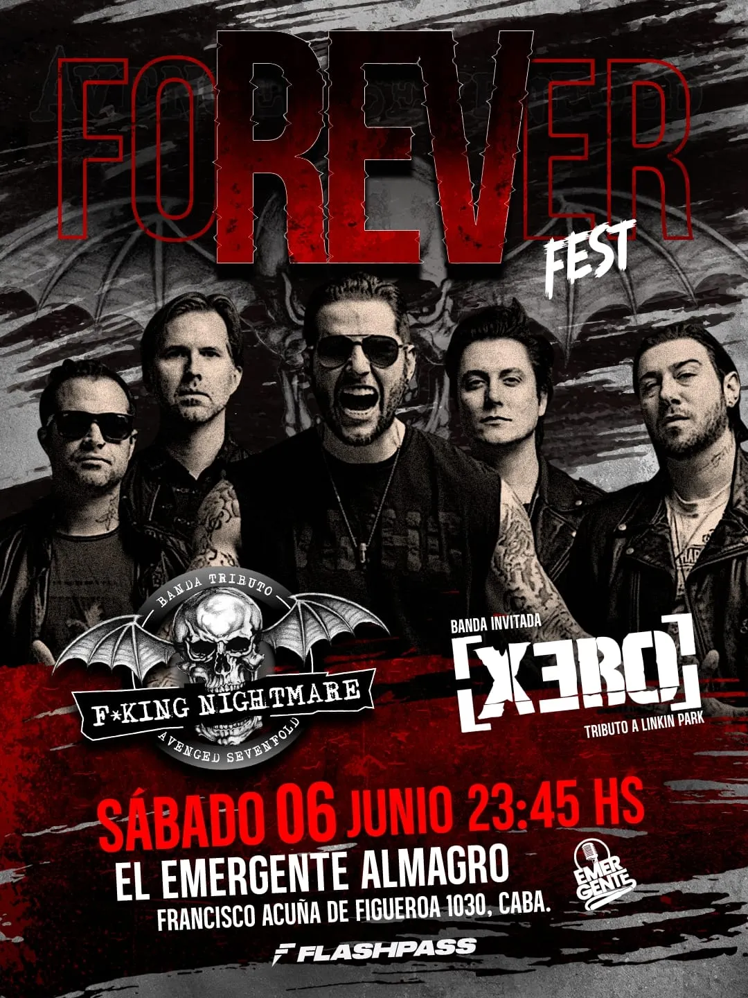 FOREVER FEST - TRIBUTOS A7X Y LINKIN PARK