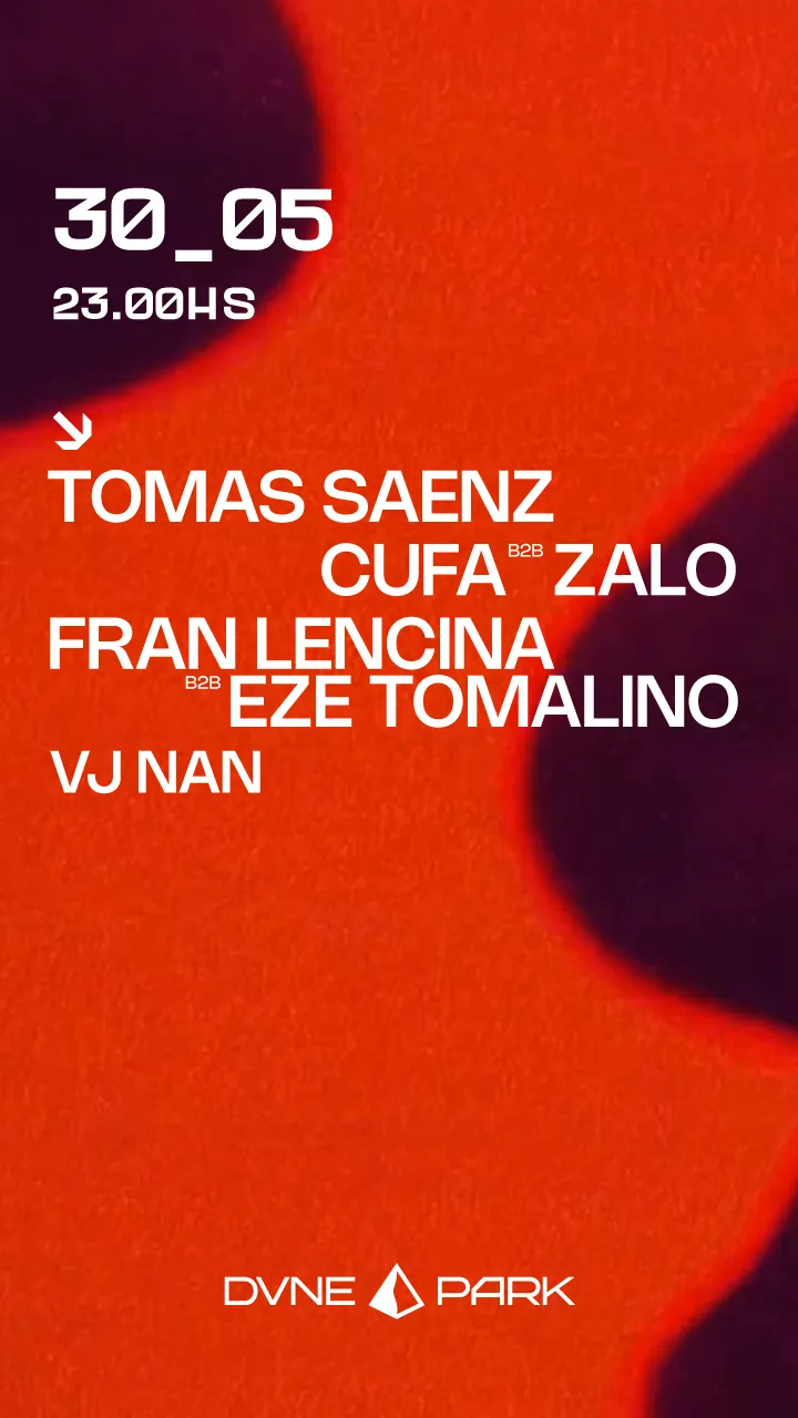 SÁBADO 30 | DUNE PARK PRES. TOMAS SAENZ & MORE