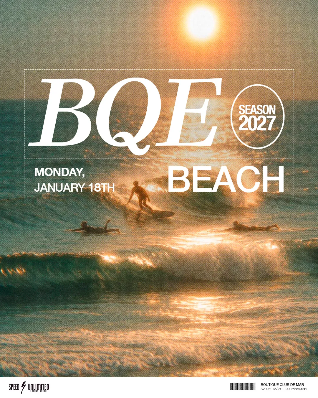 Lunes 18/01 - BQE Beach 2027