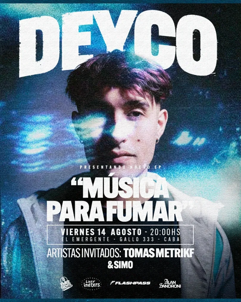 DEYCO presenta MÚSICA PARA FUMAR en El Emergente