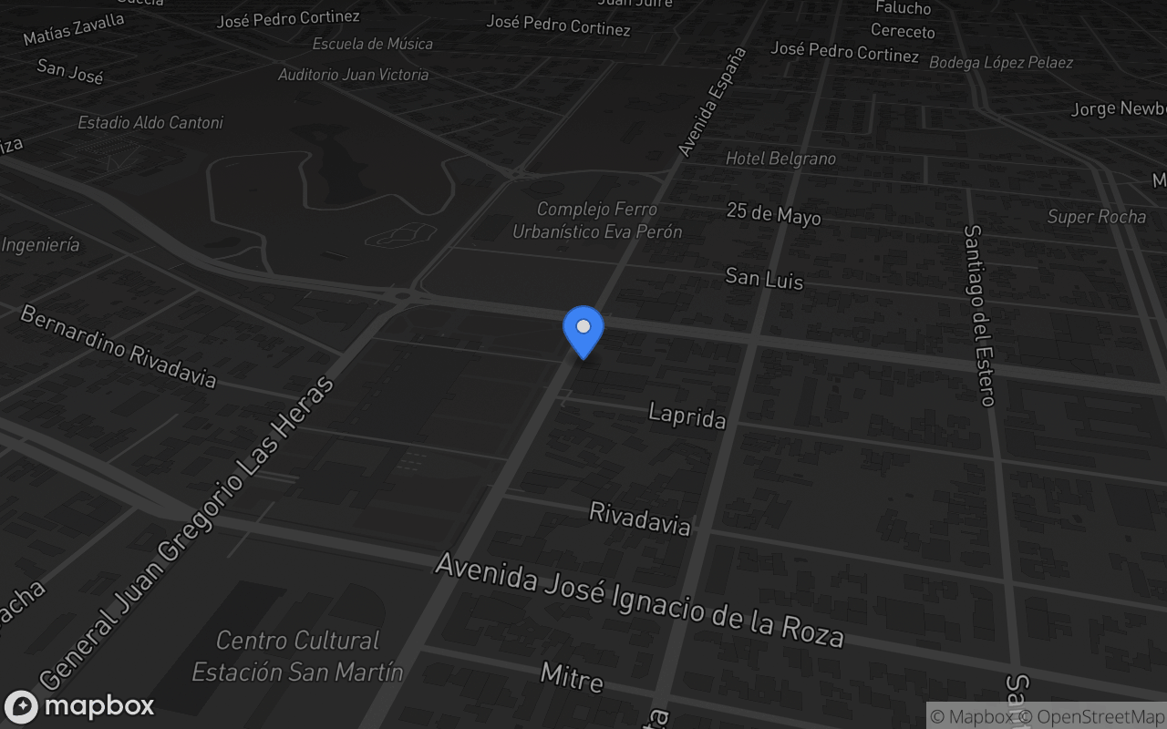 Mapa de Hugo Espectáculos