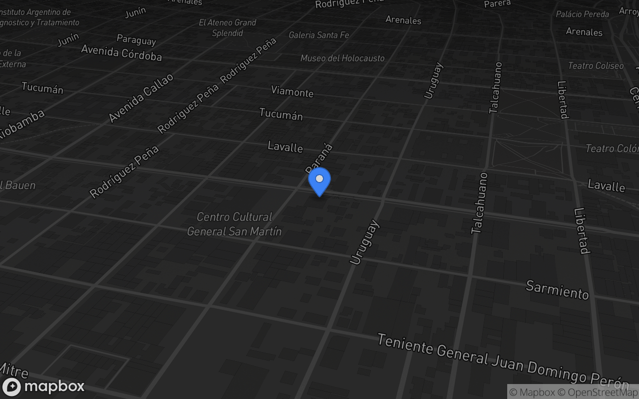 Mapa de Olympo Sky Bar