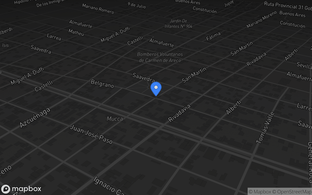 Mapa de Carmen de Areco