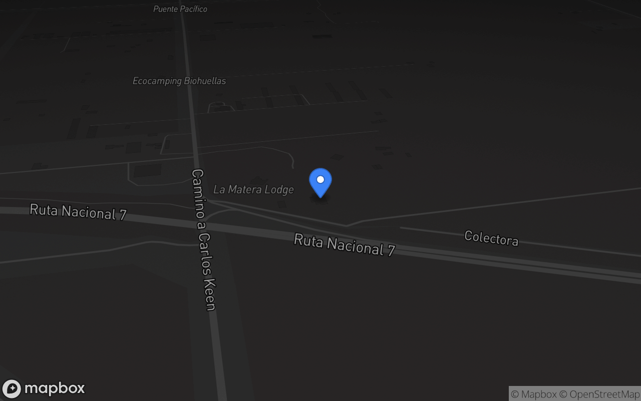 Mapa de La Matera Lodge