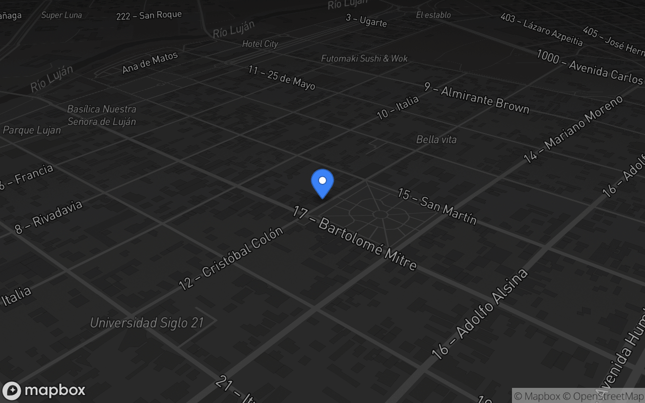 Mapa de club argentino 