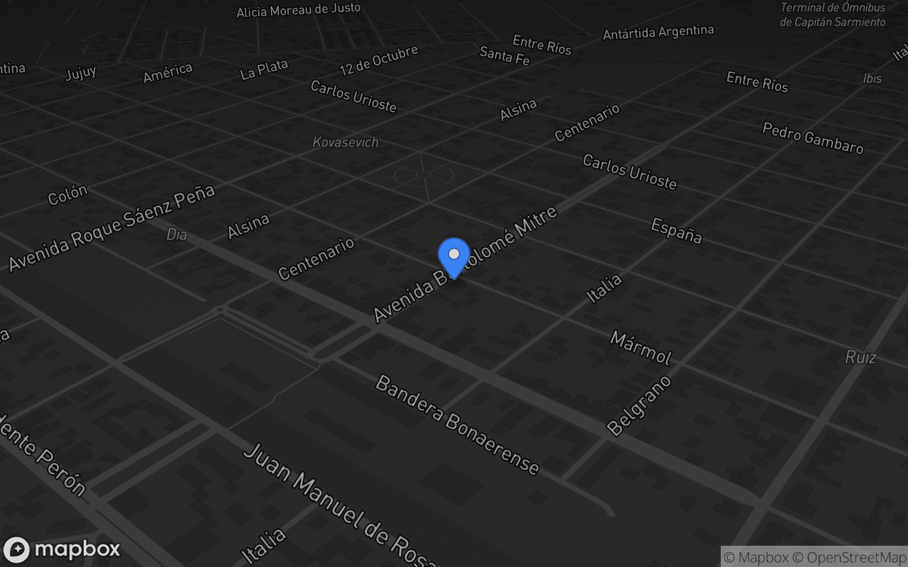 Mapa de capitan sarmiento ex ruta 8