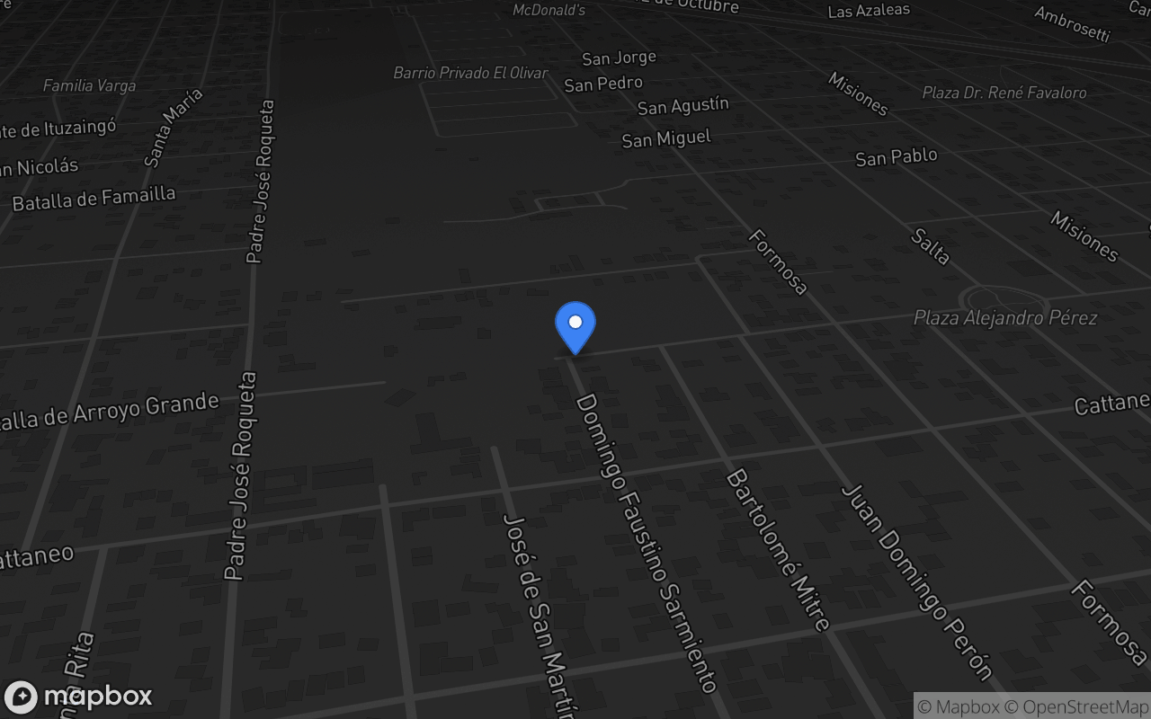 Mapa de  Club Municipal Manuel Alberti - "Ángel Di María"