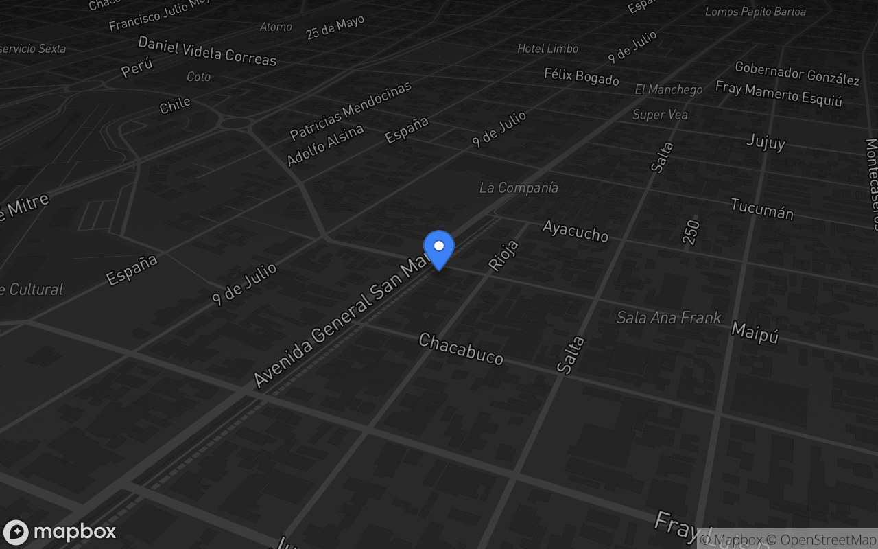 Mapa de Avenida San Martín 2289