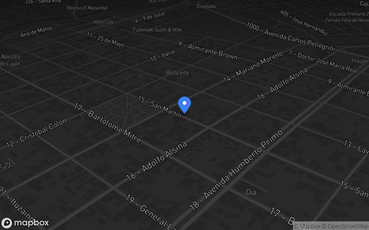 Mapa de La Galería Bar