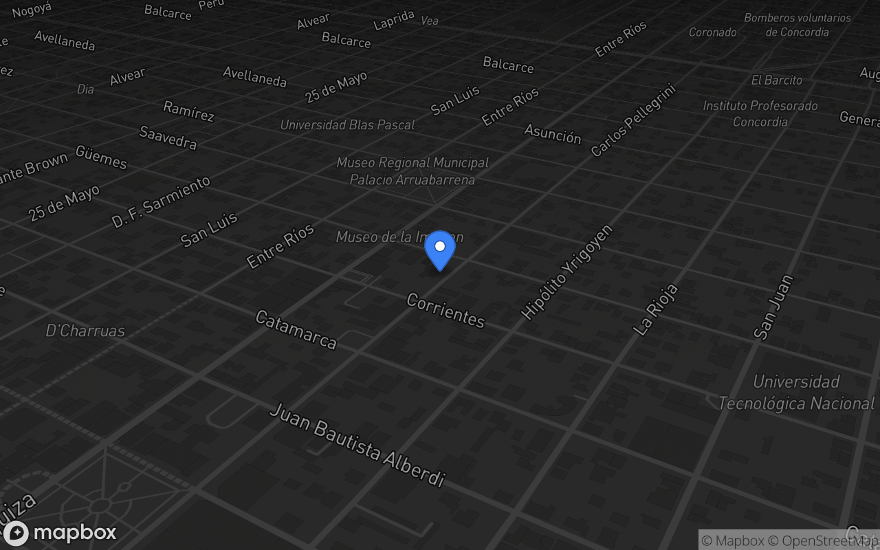 Mapa de Club Progreso Concordia