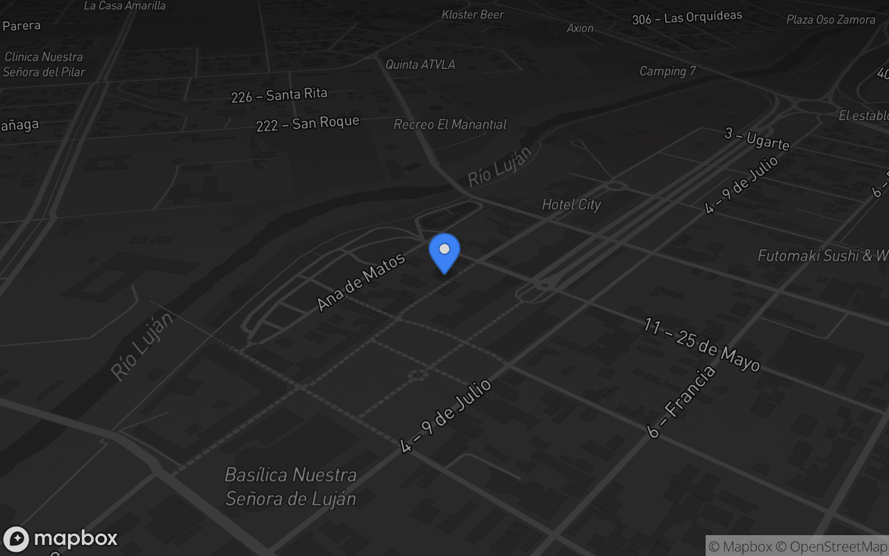 Mapa de ESPACIO RIVERA.