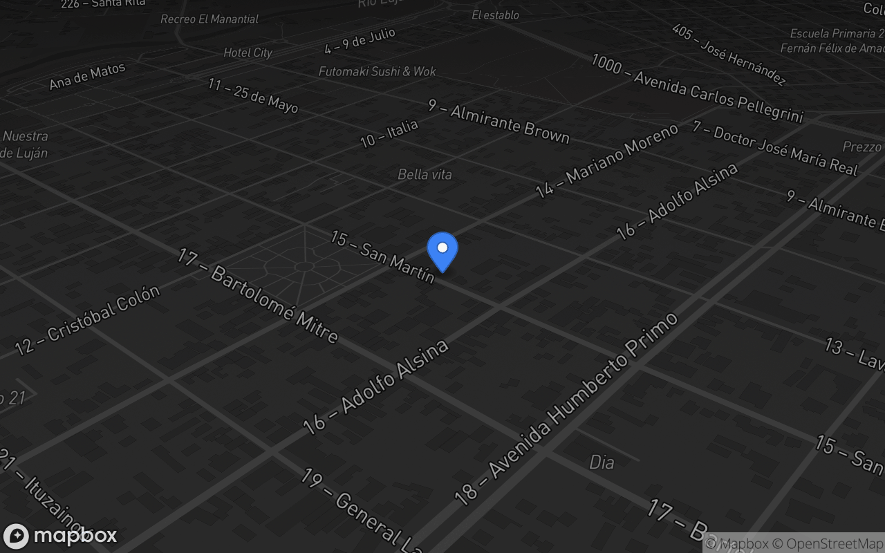 Mapa de La Galería Bar