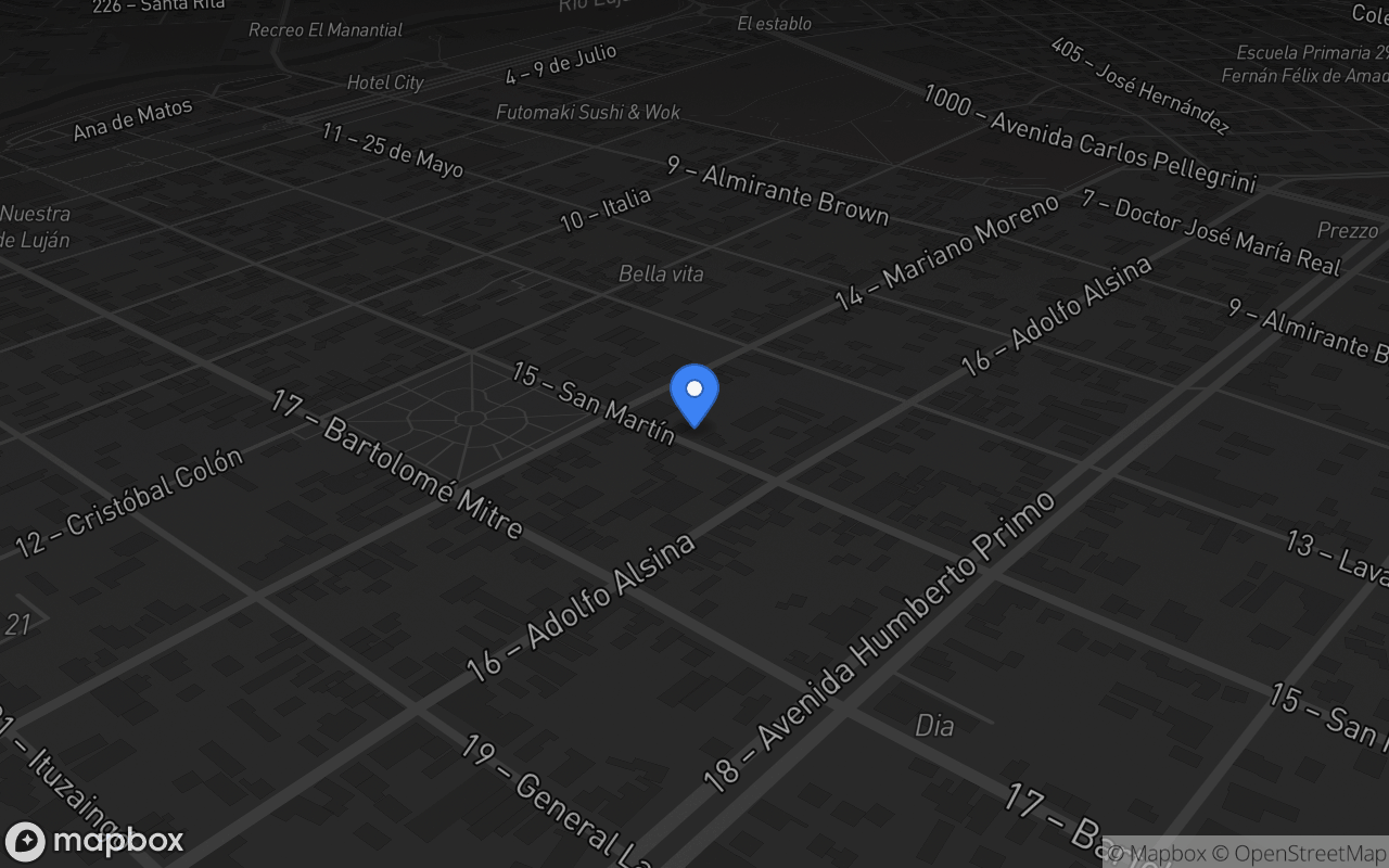 Mapa de La Galería Bar