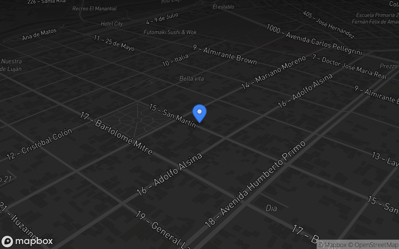 Mapa de La Galería Bar